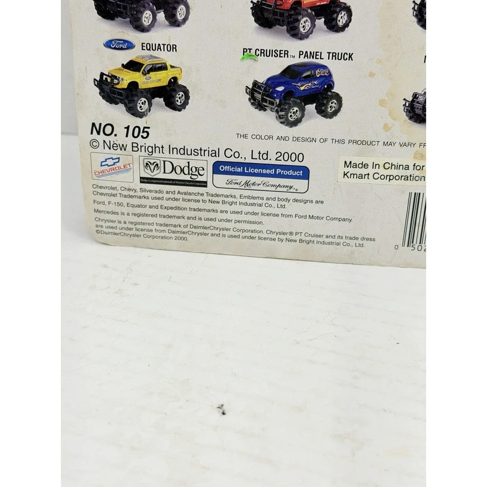 2000 New Bright Bully 4x4 PT Cruiser Panel Truck Battery Toy MOC Sealed